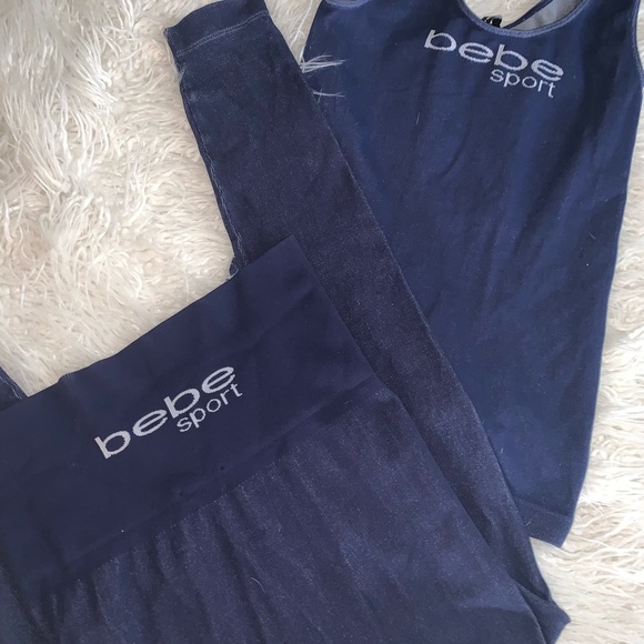 Bebe seamless set of leggings & tank top - Picture 5 of 6